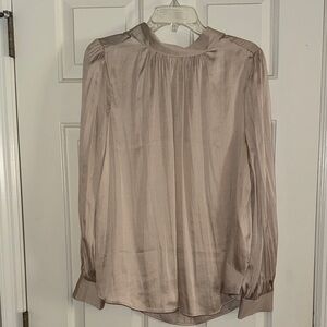 H&M Women's Blouse - Soft Taupe